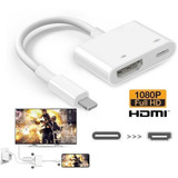 Cable Adaptador Para iPhone iPad A Hdmi Tv Digital Av