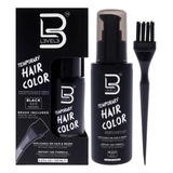 Kit Tinte Temporal Barba Cabello Tono Negro Hair Color Level