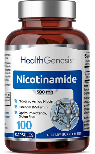 Suplemento B-3 Nicotinamida 500 Mg - Unidad a $1979