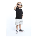 Bermuda Tactel + Camiseta Infantil Praia Verão Menino 