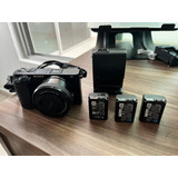  Sony Alpha A6000 Con 3 Baterias Pocos Disparos Oferta!