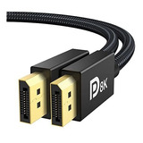 Cable Displayport 1.4 Certificado Vesa, Ivanky 8k Dp 6.6ft