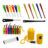 Kit Pesca De Praia  Iscador + Saca Anzol + Porta Elastico