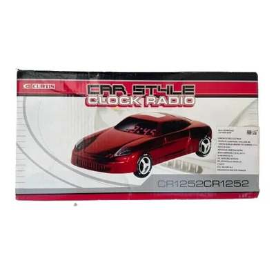 Reloj Despertador Estilo Carro Am/fm Rojo