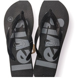 Ojotas Logo Flip Flop Black Levis (8991)