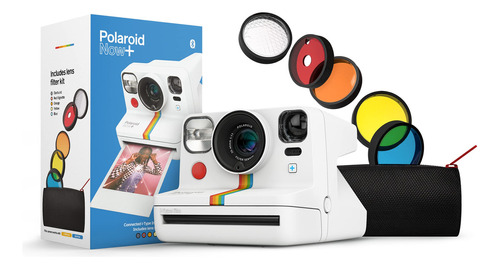 Polaroid Now+ White () - Cámara De Película Instantánea .