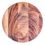 Tabla Ecowood 31cm - Diseño Premium - Para Picar Y Servir Madera / Liso