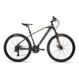 Bicicleta Montaña 27.5 24 Vel Suspensión Del Amarillo Gospel Color Negro Tamaño Del Cuadro M