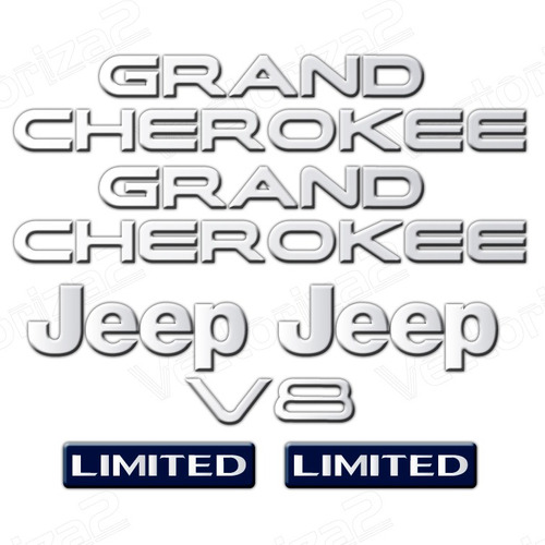 Kit Emblemas Jeep Grand Cherokee Limited Foto 2
