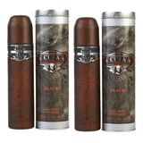 Kit 2 Perfumes Cuba Black Masculino 100 Ml