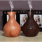 Humidificador Pebetero Diseño Madera Difusor De Aromas