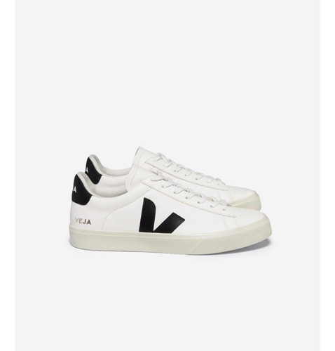 Tenis Veja Campo Sneakers Blancos Originales Negro