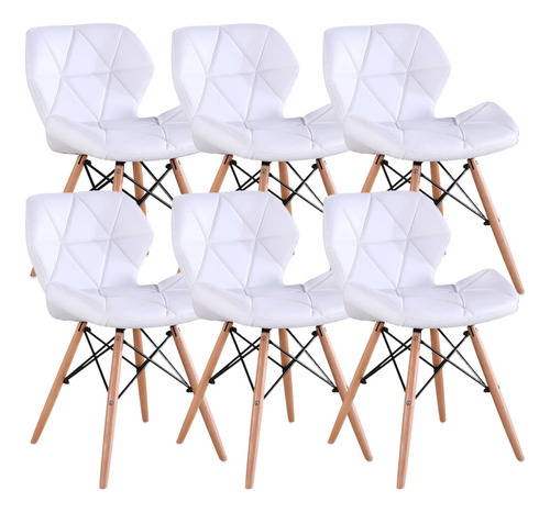 Pack X6 Silla Eames Acolchada Radar