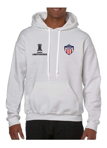 Buzo Hoodie Capota Deportivo Junior Copa Libertadores