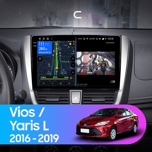 Autoradio Android Toyota Yaris 2016-2019 +camara Gratis Foto 2