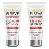 2 Leave-in Creme Reparador Cabelo Elseve Cicatri Renov 50ml