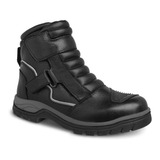 Botas Hombre Motociclista Biker Touring Wkl 77423 Negro