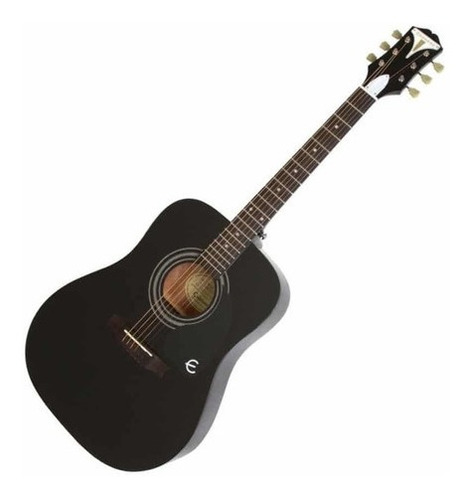 Guitarra Acústica EpiPhone Pro-1 Ebony Negra Cuota