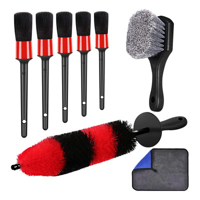 Kit De Escovas Para Rodas De Carro Para Pneus, 8 Peças