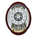 Rhythm Clock S Reloj Magico De Movimiento  Woodgrain Marvelo