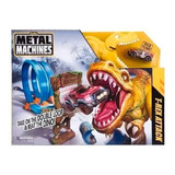 Pista Dinosaurio Metal Machines Zuru Dino Con Auto Lanzador 