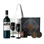 Box Vino Alto Las Hormigas + 2 Copas Negras Grabadas | Mismo precio en cuotas