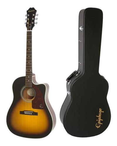 Guitarra EpiPhone Aj210ce Vs Electroacústica Con Estuche