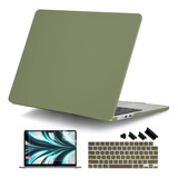 Funda Dongke Para Macbook Air 13 M2 + C/teclado Green