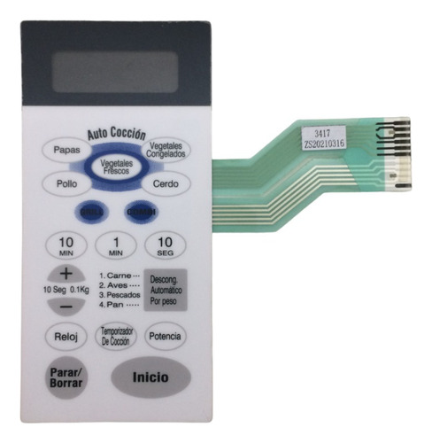 Panel Membrana De Microondas Para LG Mb394mcd