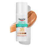 Eucerin Loción De Protección Solar Facial Mineral Con Tinte