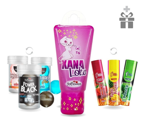 Sexshop Gel Xana Loka  Gel Comestível  Bolinhas Explosiva