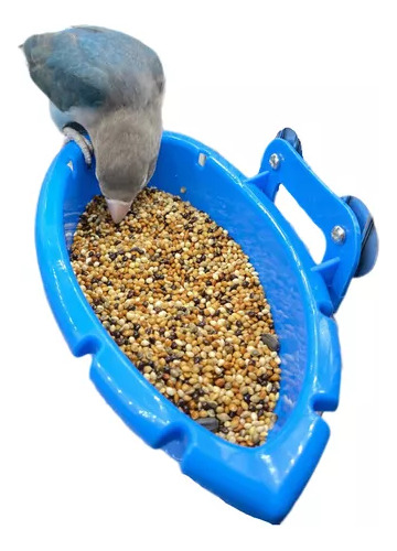 Comedero De Baño Parrot Con Caja De Comida