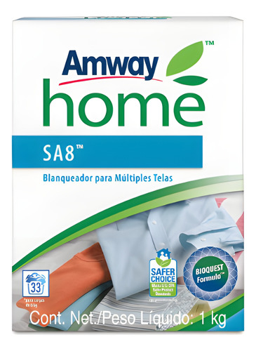 Blanqueador De Multiples Telas Sa8 Amway