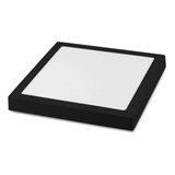 Luminária Painel Plafon Led Sobrepor 30x30 25w 4000k Preto 110v/220v