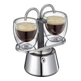Cilio® Cafetera Italiana Para Espresso Acero Inoxidable