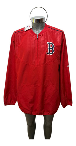 Sudadera Rompevientos Majestic Mlb Beisbol Boston Red Sox | Envío gratis