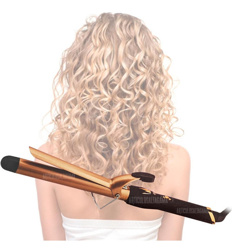 Pinza Rizadora Encrespadora Onduladora Electrica Hair Curler