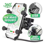 Suporte Porta Celular Para Guidão Moto Retrovisor Universal