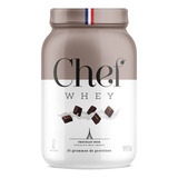 Chef Whey Gourmet Proteina Sem Lactose Chocolate Amargo 907g