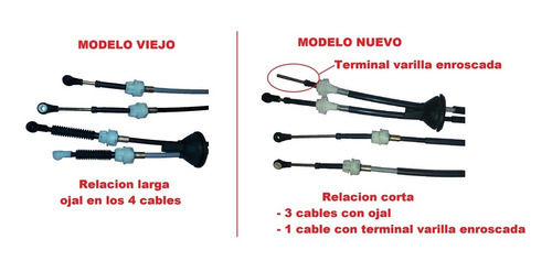 Juego Cables Comando Cambio Chevrolet Astra Zafira M/ Nuevo Foto 3