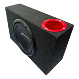 Cajón De Madera Acustico Para Subwoofer C/ Port Y Conector  