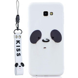 Funda Panda Para Samsung Galaxy A7 (2017) Con Dibujos Animad