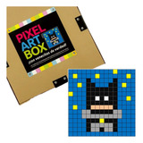 Juego Didáctico Kit Mosaico Para Niños Batman Pixel Art Box