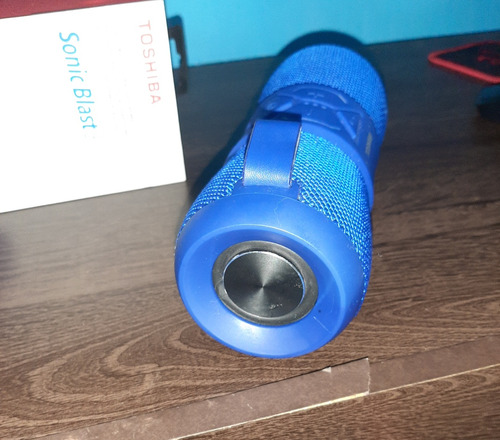 Caixa De Som Portátil Bluetooth Toshiba Azul Ty-wsp200k