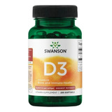 Vitamina D3 5000 Iu 250 Softgels Swanson