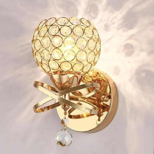 Lâmpadas De Parede De Cristal Arandelas Luxo Modern Globe Ha