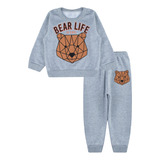 Roupa De Frio Bebê Menino Conjunto Moletom Masculino 0-3anos