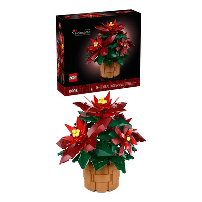 Lego® Icons Nochebuena Set De Construcción Floral 10370 | Envío gratis