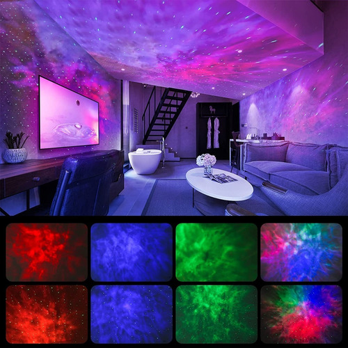 Proyector Láser Led Rgb, Iluminación De Galaxia, Lámpara