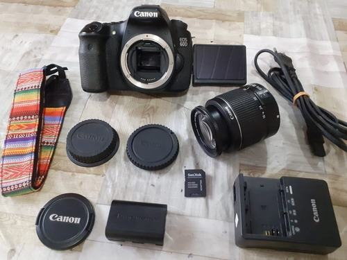 Canon 60d + Lente 18-55mm + Sd . A Vista 1990